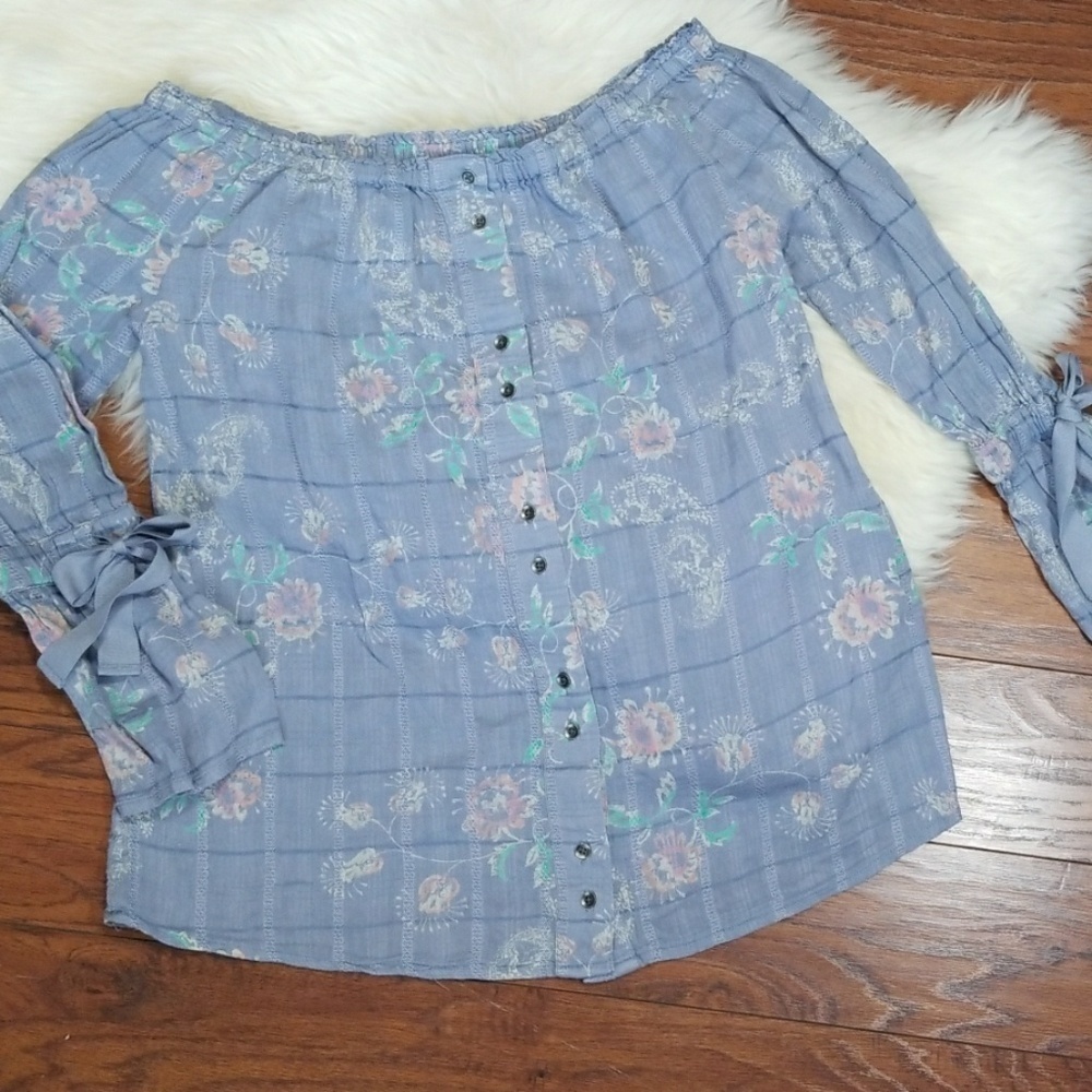 William Rast Boho Blouse - Picture 3 of 8